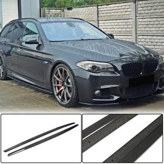 Накладки на пороги (для порогов M-Sport/M5, Карбон) BMW 5 серия F10/F11 2010–2016 гг. фото 1
