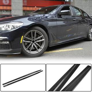 Накладки на пороги V1 (для M-Sport/M5, Карбон) BMW 5 серия G30/G31 2017–2023 гг. фото 2