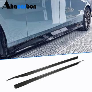 Накладки на пороги (для M-Sport, Карбон) BMW 5/i5 серия G60/G60E/G61 2023- гг. фото 1
