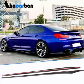 Накладки на пороги V1 (для F06 M-Sport, Карбон) BMW 6 серия F12/F13/F06 2011-2018 гг. фото 1