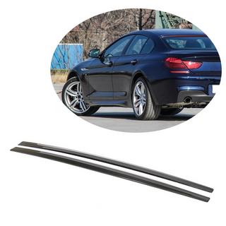 Накладки на пороги V2 (для F06 M-Sport, Карбон) BMW 6 серия F12/F13/F06 2011-2018 гг. фото 1