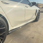 BMW 8 серия G14/G15/G16 2018- гг. Накладки на пороги V1 (для G16 M-Sport/F93 M8, Карбон) фото 4