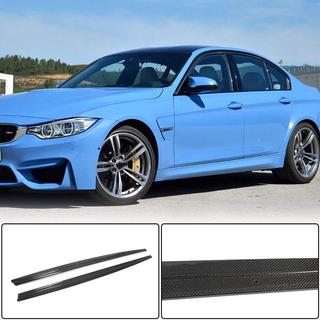 Накладки на пороги V1 (под пороги M3, карбон) BMW 3 серия F30/F31 2012-2019 гг. фото 1