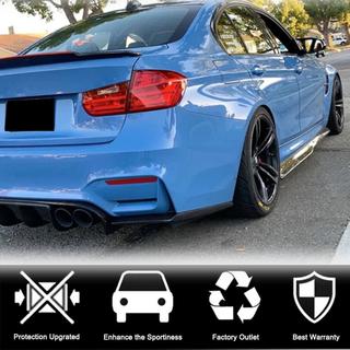 Накладки на пороги V2 (под пороги M3, карбон) BMW 3 серия F30/F31 2012-2019 гг. фото 2