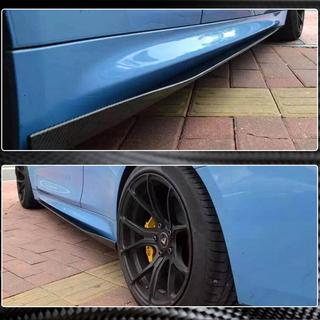 Накладки на пороги V1 (для F82/F83, Карбон) BMW 4 серия F32/F33/F36 2012-2020 гг. фото 3