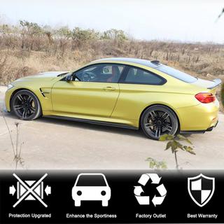 Накладки на пороги V3 (для F82/F83, Карбон) BMW 4 серия F32/F33/F36 2012-2020 гг. фото 2