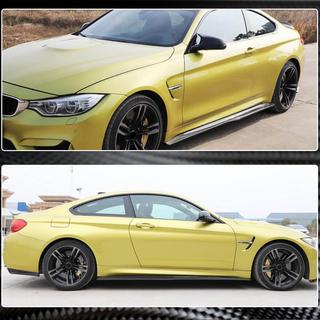Накладки на пороги V3 (для F82/F83, Карбон) BMW 4 серия F32/F33/F36 2012-2020 гг. фото 3