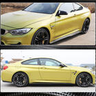 BMW 4 серия F32/F33/F36 2012-2020 гг. Накладки на пороги FRP V4 (для F82) фото 3