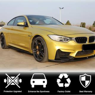 Накладки на пороги V5 (для F82/F83, Карбон) BMW 4 серия F32/F33/F36 2012-2020 гг. фото 2