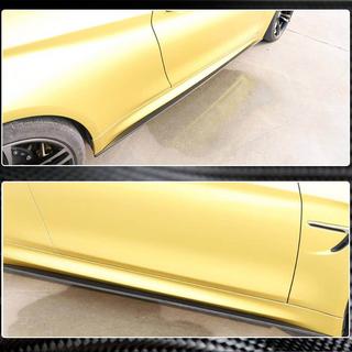 Накладки на пороги V5 (для F82/F83, Карбон) BMW 4 серия F32/F33/F36 2012-2020 гг. фото 3