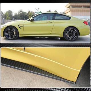 Накладки на пороги V5 (для F82/F83, Карбон) BMW 4 серия F32/F33/F36 2012-2020 гг. фото 4