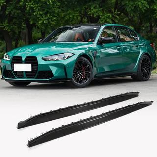 Накладки на пороги V1 (для G80, Карбон) BMW 3 серия G20/G21 2018- гг. фото 1