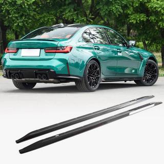Накладки на пороги V3 (для G80, Карбон) BMW 3 серия G20/G21 2018- гг. фото 1