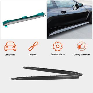 Накладки на пороги V4 (для G82/G83, Карбон) BMW 4 серия G22/23/26 2020- гг. фото 2