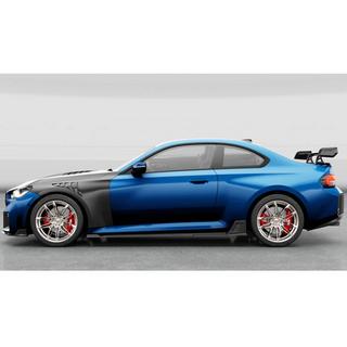 Накладки на пороги V1 (для G87, Карбон) BMW 2 серия G42 2021- гг. фото 3