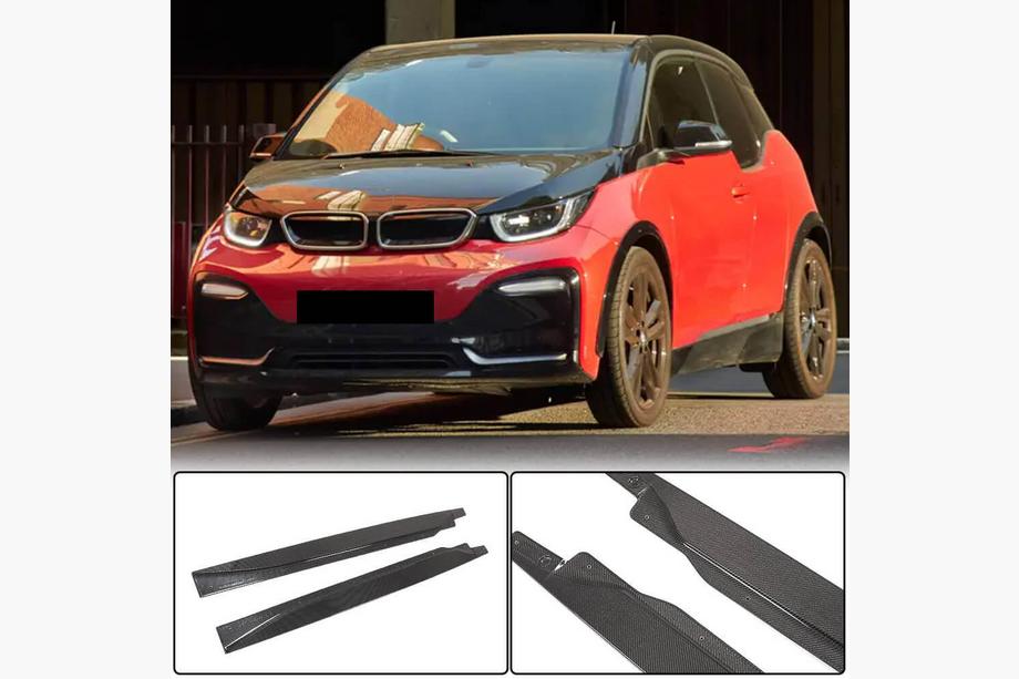 BMW I3 2013-2022 гг. Накладки на Пороги (Карбон) Image