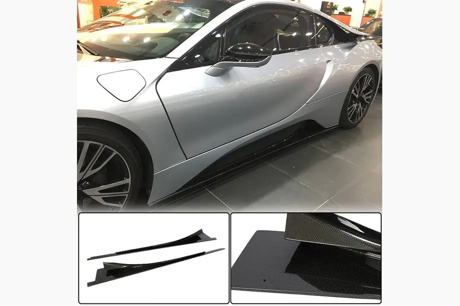 BMW I8 2014-2020 гг. Накладки на Пороги (Карбон) Image