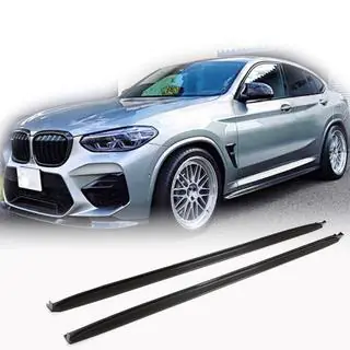 Накладки на пороги (для F98/G02 M-Sport, Карбон) фото 1