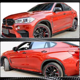Накладки на пороги (для F85, Карбон) BMW X5 F15 2013-2018 гг. фото 4