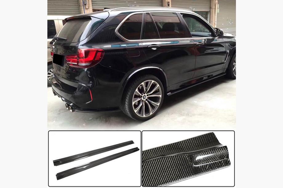 BMW X5 F15 2013-2018 гг. Накладки на пороги (для F85, Карбон) Фото 1