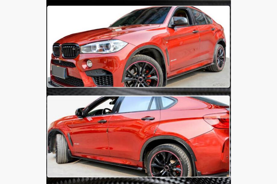 BMW X5 F15 2013-2018 гг. Накладки на пороги (для F85, Карбон) Фото 4