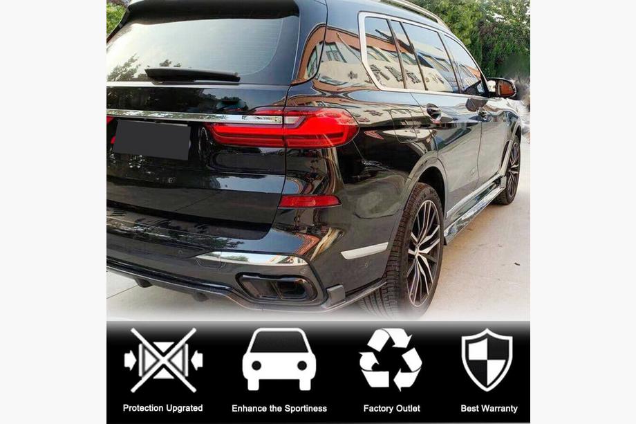 BMW X7 G07 2019- гг. Накладки на пороги (для M-Sport, Карбон) Фото 9