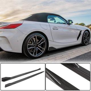 Накладки на пороги (для M-Sport, Карбон) BMW Z4 (G29) 2018- гг. фото 1