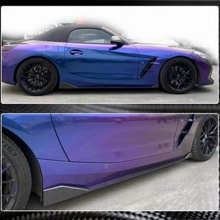 Накладки на пороги (для M-Sport, Карбон) BMW Z4 (G29) 2018- гг. фото 4