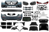 Mercedes S-class W221 2005-2013 гг. Комплект рестайлинга в W223 AMG S63 (с дверными ручками и вставками) фото 1