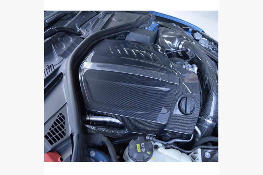 BMW 2 серия F22/F23 2014-2021 гг. Крышка двигателя (для F87 M2/M2 Competition, Карбон) Фото 4
