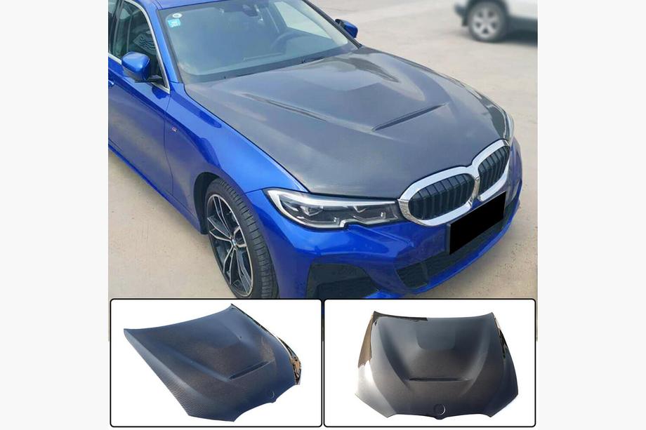 BMW 3 серия G20/G21 2018- гг. Карбоновый капот (V1) Image