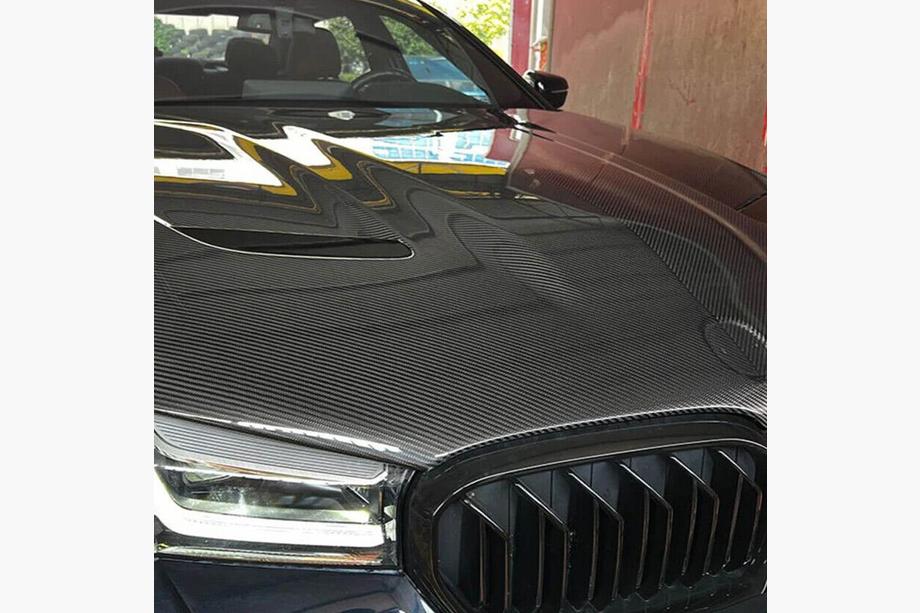 BMW 5 серия G30/G31 2017–2023 гг. Капот (F90-Style, Карбон) Image