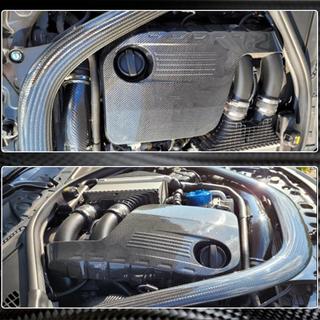 Крышка двигателя (для F80, Карбон) BMW 3 серия F30/F31 2012-2019 гг. фото 4