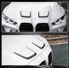 BMW 3 серия G20/G21 2018- гг. Накладка на капот (для G80, Карбон) фото 5
