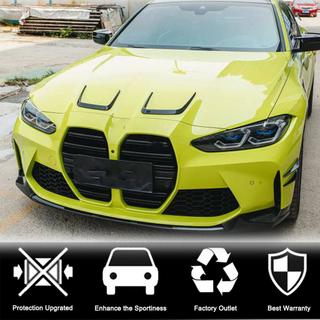 Карбоновая накладка на капот (2021+) BMW 4 серия G22/23/26 2020- гг. фото 3