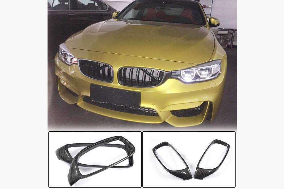 BMW 3 серия F30/F31 2012-2019 гг. Окантовка решетки радиатора (для F80, карбон) Image