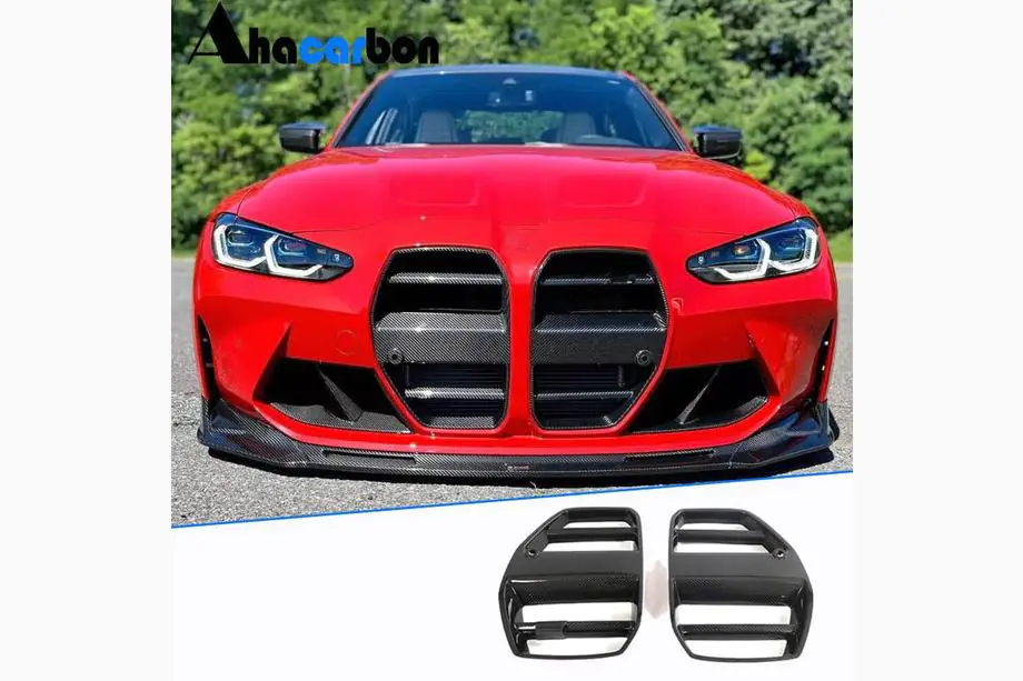 BMW 4 серия G22/23/26 2020- гг. Ноздри V4 (для G82/G83, Карбон) Фото 1