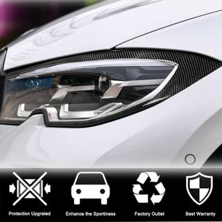 Реснички на Фары (2018-2022, Карбон) BMW 3 серия G20/G21 2018- гг. фото 3