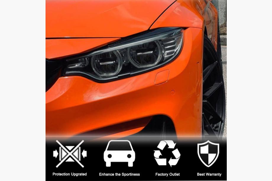 BMW 3 серия F30/F31 2012-2019 гг. Реснички на фары V1 (для F80, Карбон) Фото 2