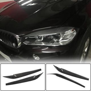 Реснички на Фары Сухой Карбон V2 BMW X6 F16 2014-2019 гг. фото 1