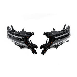 Передние фары Lexus-Design 4-LED V2 (2017+, 2 шт) Toyota Land Cruiser Prado 150 2009-2023 гг. фото 3