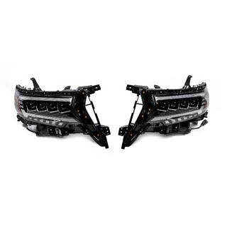Передние фары Lexus-Design 4-LED V2 (2017+, 2 шт) Toyota Land Cruiser Prado 150 2009-2023 гг. фото 2