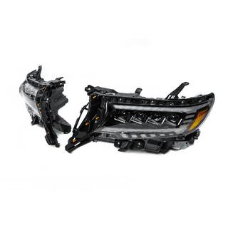 Передние фары Lexus-Design 4-LED V2 (2017+, 2 шт) Toyota Land Cruiser Prado 150 2009-2023 гг. фото 4