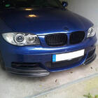 BMW 1 серия E81/E82/E87/E88 2004-2011 гг. Накладки Flap на передний бампер (для E82/E88 M-Sport, Карбон) фото 2