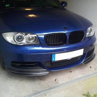 Накладки Flap на передний бампер (для E82/E88 M-Sport, Карбон) BMW 1 серия E81/E82/E87/E88 2004-2011 гг. фото 2
