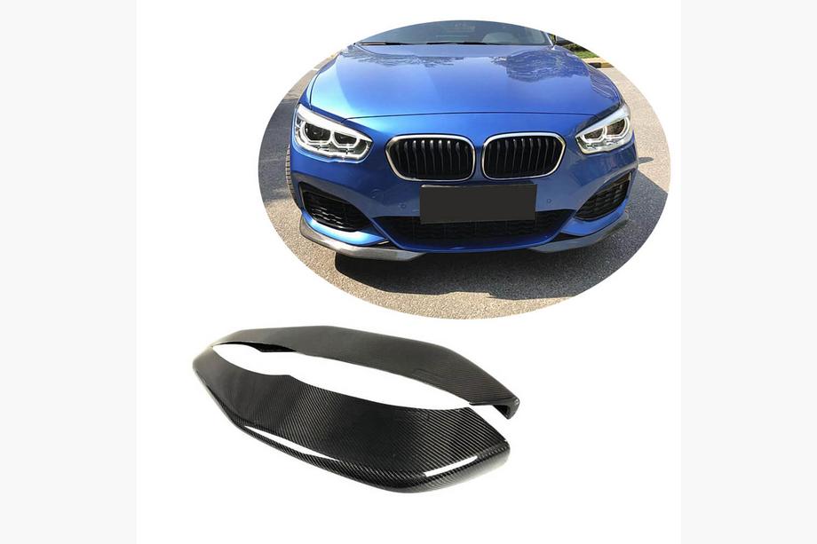 BMW 1 серия F20/F21 2011-2019 гг. Накладки на передний бампер Flap (для M-Sport 2015-2019, Карбон) Image