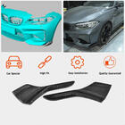 BMW 2 серия F22/F23 2014-2021 гг. Накладки Flap на передний бампер (для F87 M2/M2C, Карбон) фото 2