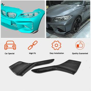 Накладки Flap на передний бампер (для F87 M2/M2C, Карбон) BMW 2 серия F22/F23 2014-2021 гг. фото 2