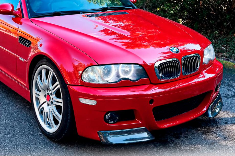 BMW 3 серия E46 1998-2006 гг. Накладки Flap на передний бампер (для M3, Карбон) Image