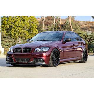 Флапсы на передний бампер (для E90 2008-2011 M-Sport, Карбон) фото 3